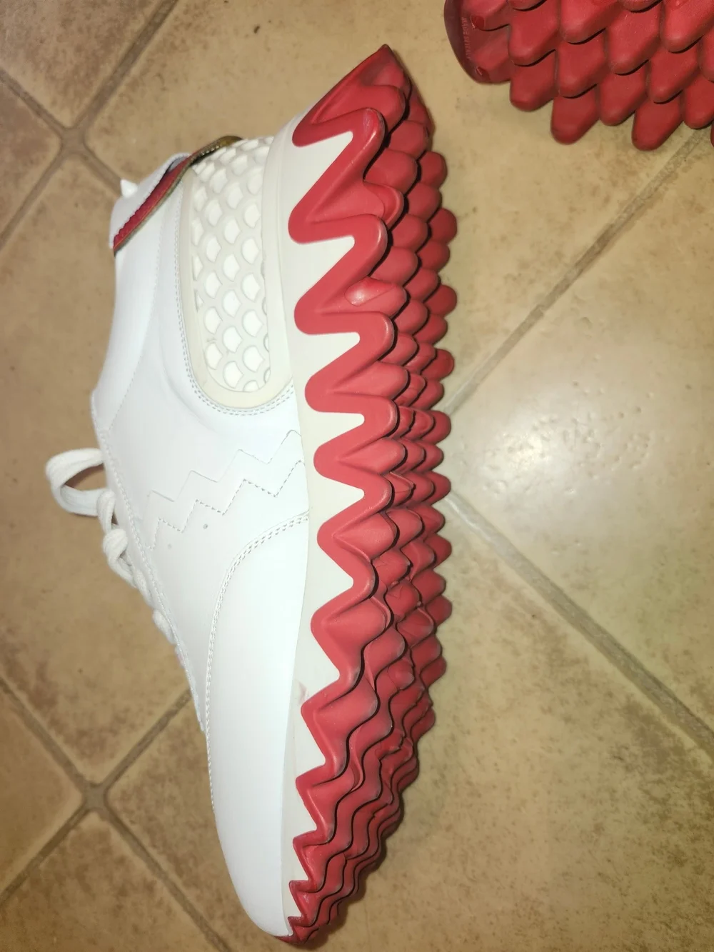 Christian Louboutin sleek white